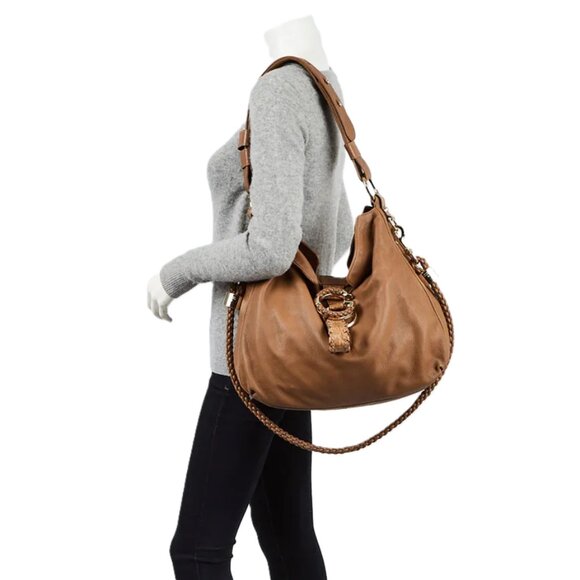 Authentic Gucci G Wave Large Leather Hobo Bag - Picture 8 of 17